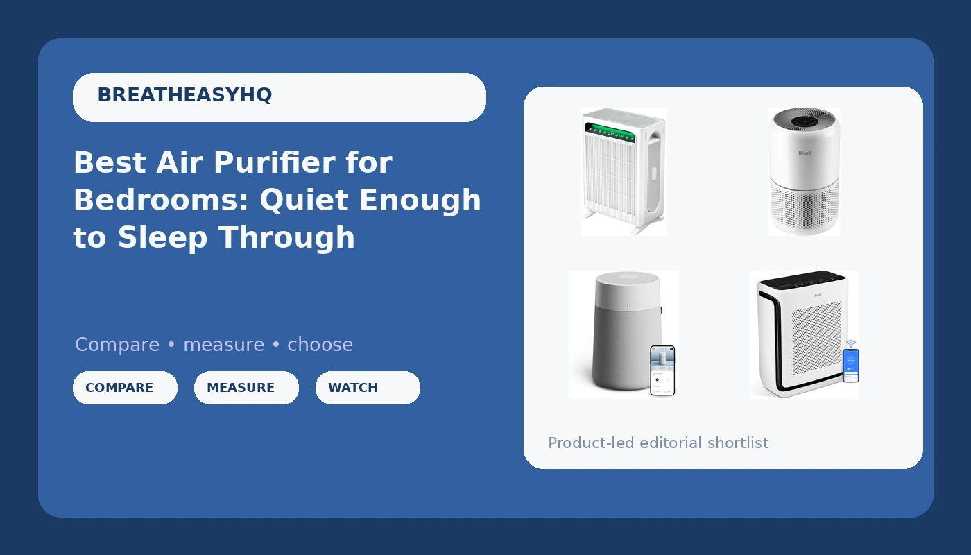 Best Air Purifier for Bedrooms: Quiet Enough to Sleep Through - BreatheEasy HQ review with measurements and honest opinion