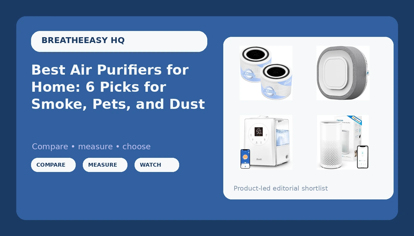 Best Air Purifiers for Home: 6 Picks for Smoke, Pets, and Dust