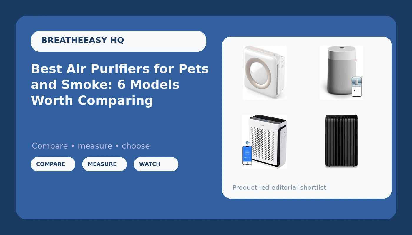 Best Air Purifiers for Pets and Smoke: 6 Models Worth Comparing