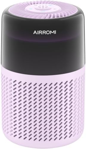 AIRROMI A2005 HEPA air purifier in purple